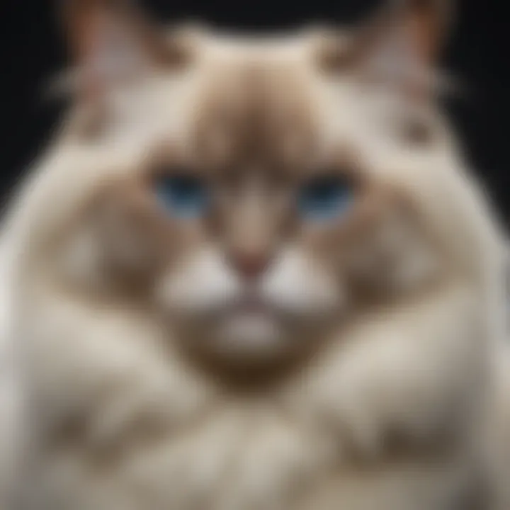 Close-up of Ragdoll Cat's Muscular Structure