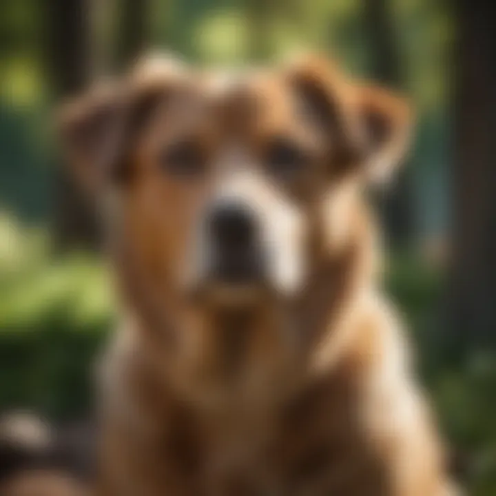 Healthy dog enjoying outdoor activities after recovering from kennel cough