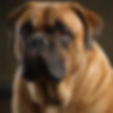 Majestic Bullmastiff in Focus