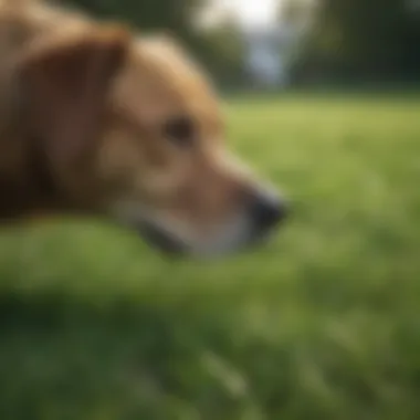 Green Grass Restoration After Dog Damage