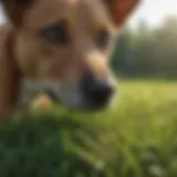 Healthy grass close-up