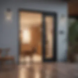 Innovative pet automatic door in a modern home