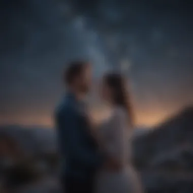 Romantic Stars in Night Sky