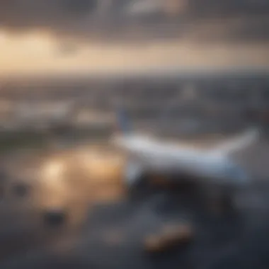 Flight landing at Ronald Reagan Washington National Airport