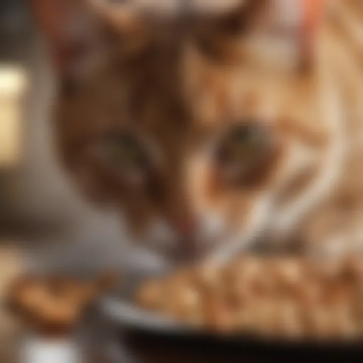 Cat basking in the nutritional advantages of Royal Canin Dry Indoor Cat Food