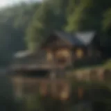 Rustic Lakefront Cabin at Lake Jordan Alabama