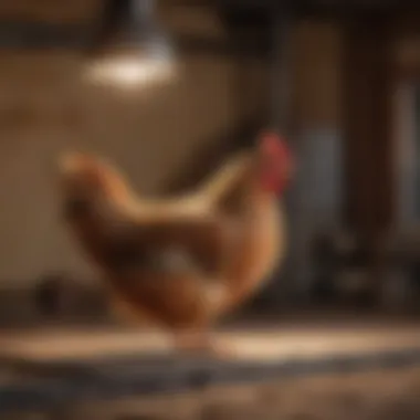 Various types of heat lamps for poultry, showcasing energy-efficient options.