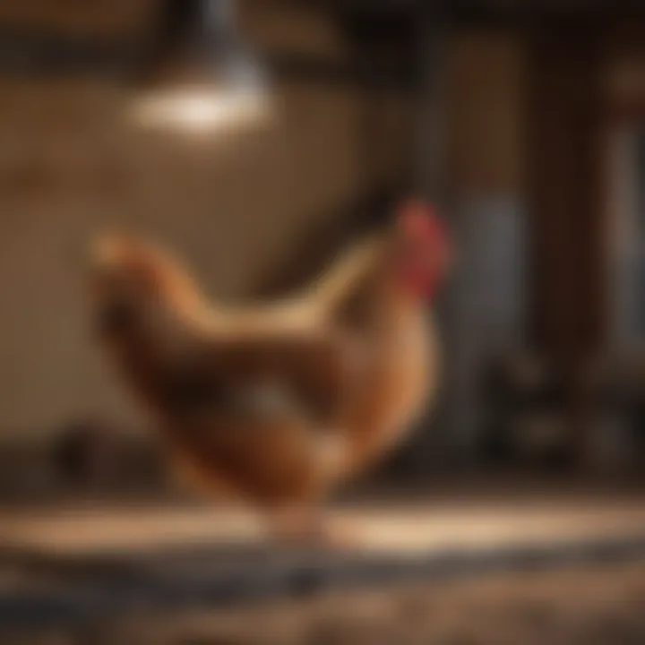 Various types of heat lamps for poultry, showcasing energy-efficient options.