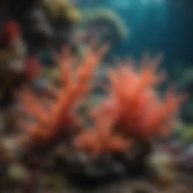 Colorful Coral Reef at San Antonio Aquarium