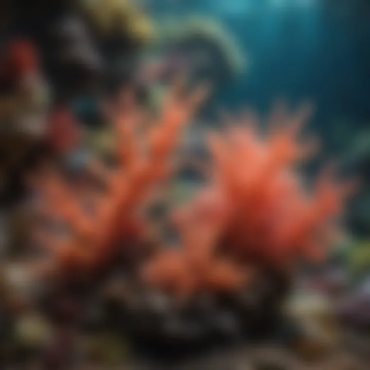 Colorful Coral Reef at San Antonio Aquarium