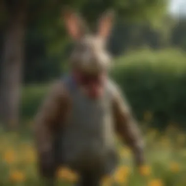 Scarecrow as Rabbit Deterrent