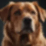 Dog with a healthy coat showcasing skin vitality