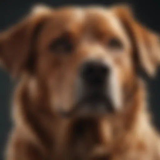 Dog with a healthy coat showcasing skin vitality