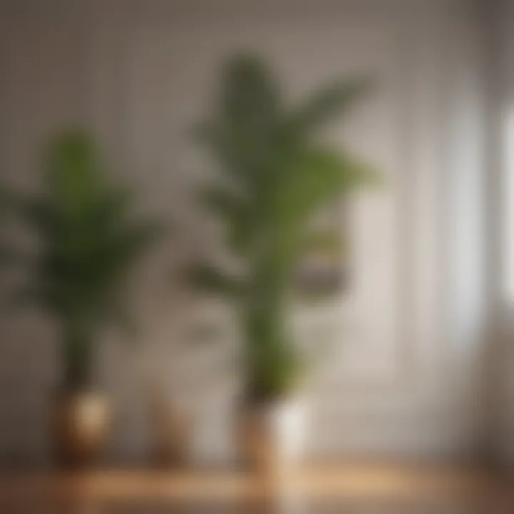 Serene Majesty Palm corner in a room