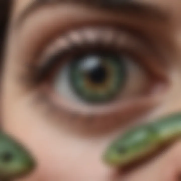 Serpent Emerging from Dreamer's Third Eye