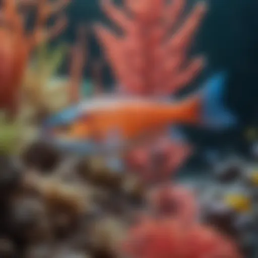 Shiner Fish in Coral Reef