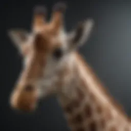 Majestic Giraffe Symbolizing Elegance and Grace