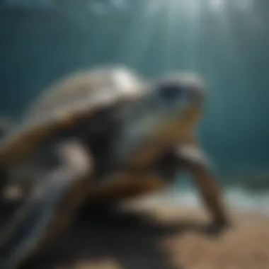 Sea Turtle Glimpsing Hope Amidst Threats