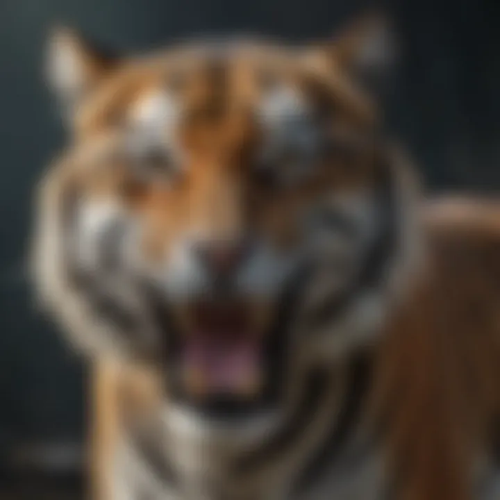 Tiger Roaring in the Face of Extinction