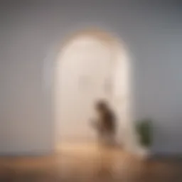 Sleek Cat Portal Door Design