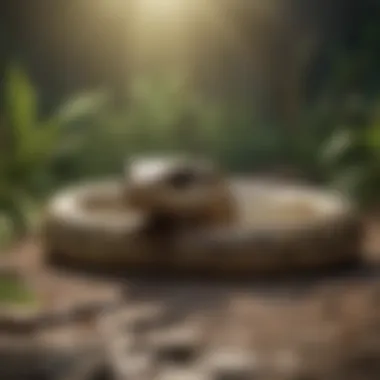 A variety of snake species suitable for beginners displayed in a serene environment
