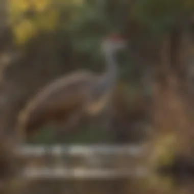 Elegant Sandhill Crane Spectacular Sandhill Crane Sighting at Iowa Wetlands