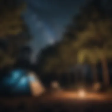 Starry Night Camping at Ocala National Forest Starlit Night Camping at Ocala National Forest
