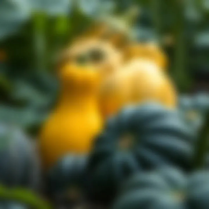 Diverse Squash Varieties for Every Gardener Variety selection of squash plants in a garden