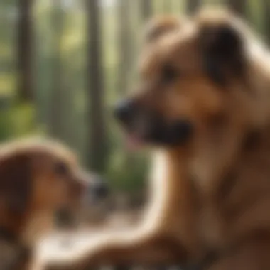 Fostering a Peaceful Bond Peaceful interaction between owner and dog