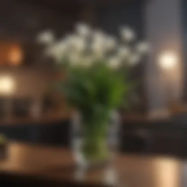 Stunning Calla Lily Bulbs Arrangement in Modern Home Setting Stunning Calla Lily Bulbs Arrangement in Modern Home Setting