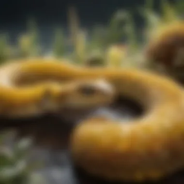 Sulfur crystals exhibiting repellent properties against snakes