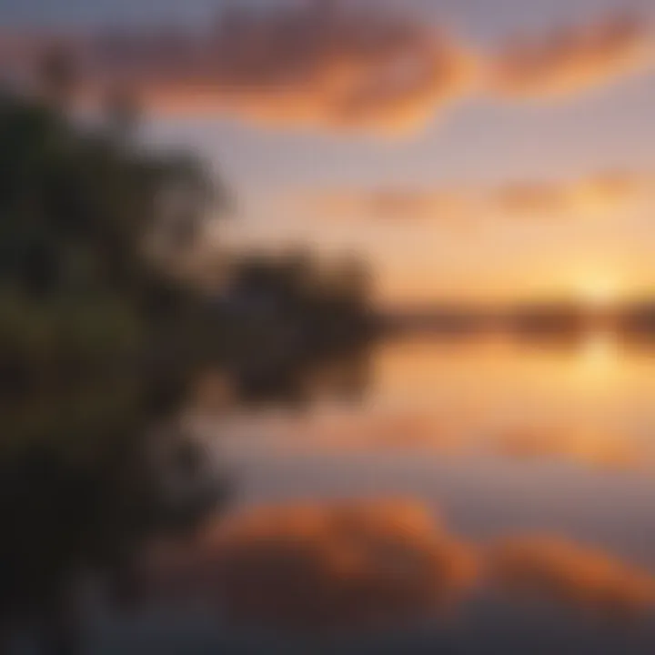 Sunset Glow over Lake Dora