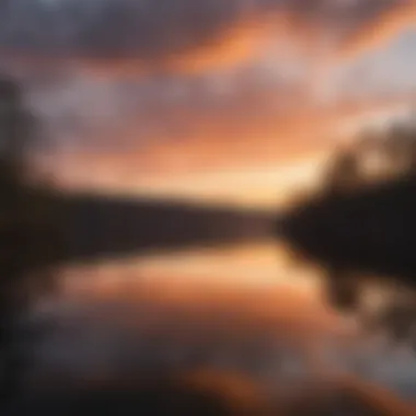 Sunset Reflections on Sam Rayburn Reservoir