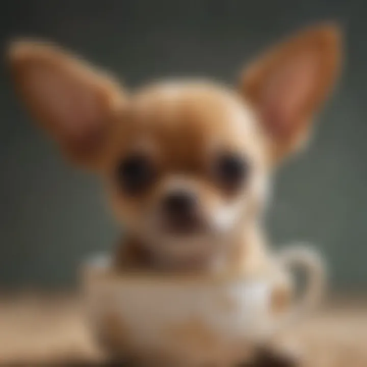 Teacup Chihuahua showcasing its playful and energetic nature