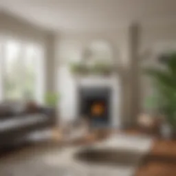 A serene living room filled with pet-friendly air fresheners
