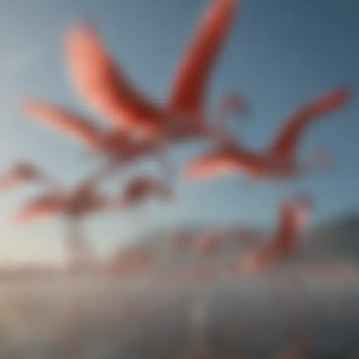 The intricate social dynamics of flamingos in flight formation