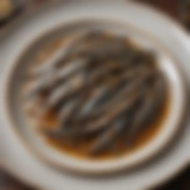 A plate of culinary dishes featuring sprats, emphasizing their versatility in cuisine.