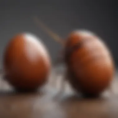 Cockroach Eggs and Their Protective Casing Cockroach eggs in a protective casing