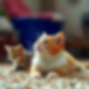 Different Types of Cat Litter Variety of cat litter types showcasing their unique properties