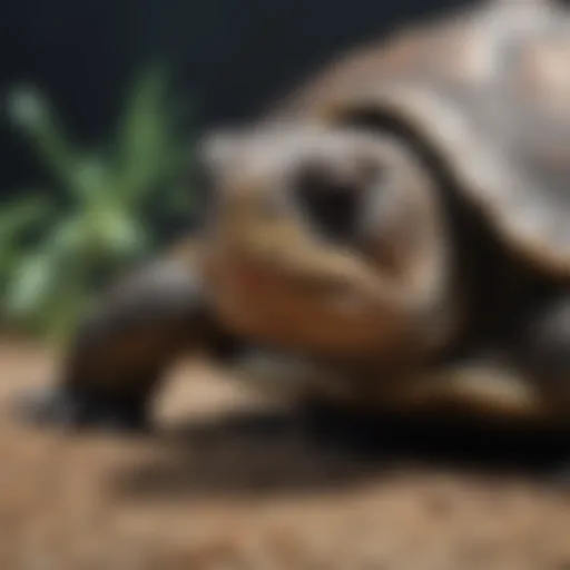 An illustration of a turtle's respiratory system