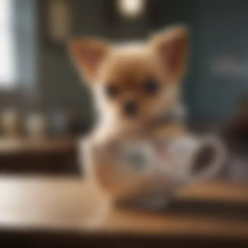 A collection of various teacup dog breeds showcasing their unique characteristics.