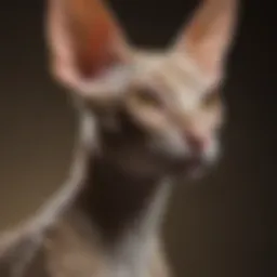 Cornish Rex cat showcasing its unique curl pattern