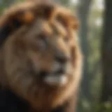Majestic Lion in Natural Habitat