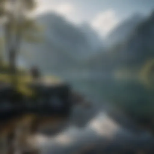 Tranquil Waters at Mountain Island Lake