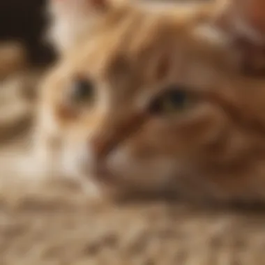 Ultra Clean Clumping Cat Litter Particles Close-up of dust-free clumping cat litter particles