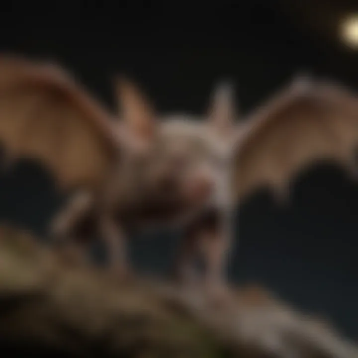 A diagram illustrating bat biology and anatomy