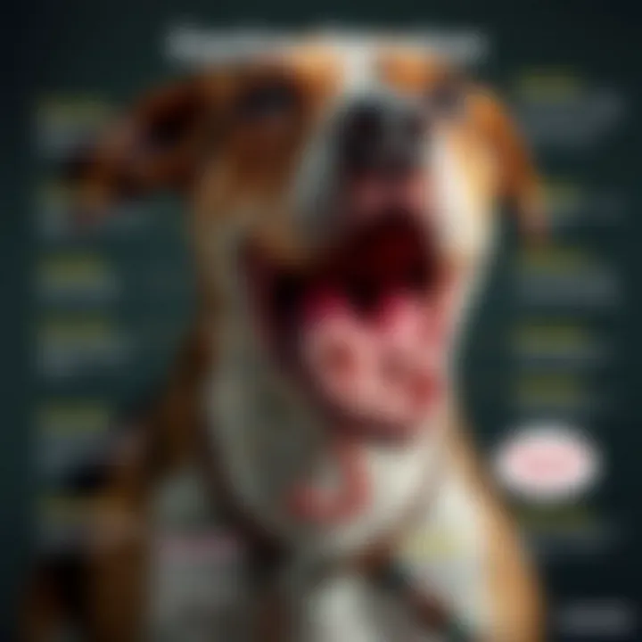 Understanding Canine Digestion An infographic illustrating dog's digestive system