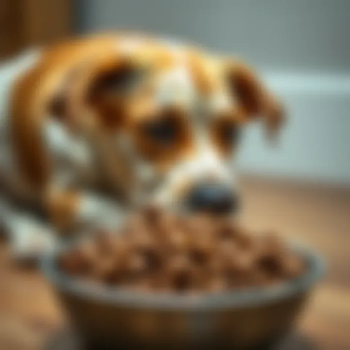 Quality Nutrition for Dogs A close-up of dog food in a bowl