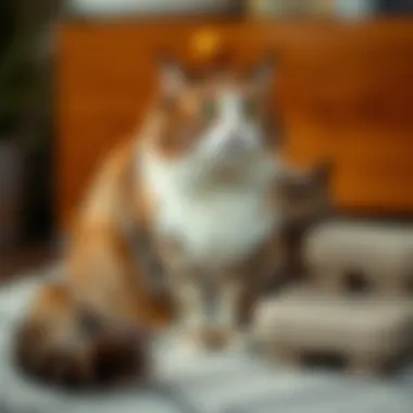Visual representation of various cat stool softeners available in the market