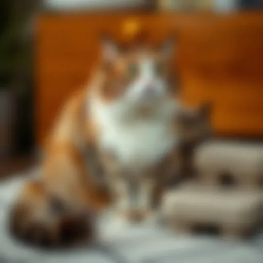 Visual representation of various cat stool softeners available in the market